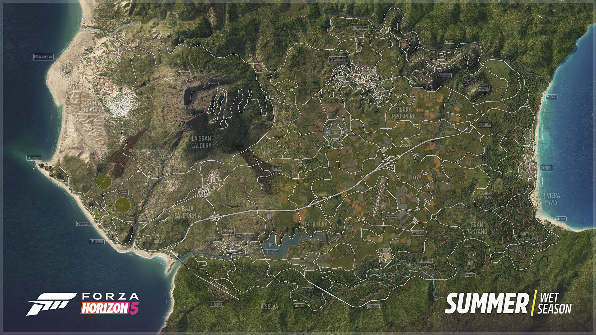 Mapa de Forza Horizon 5