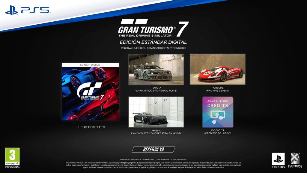 ediciones de Gran Turismo 7