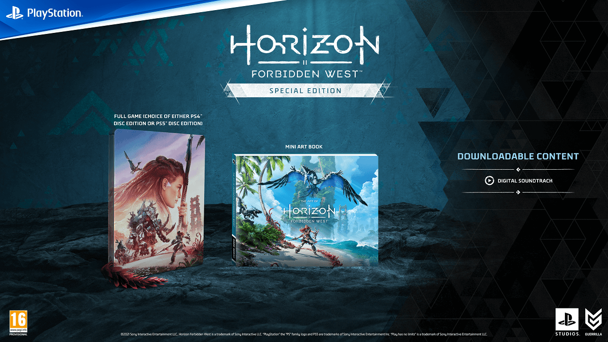 ediciones de Horizon Forbidden West