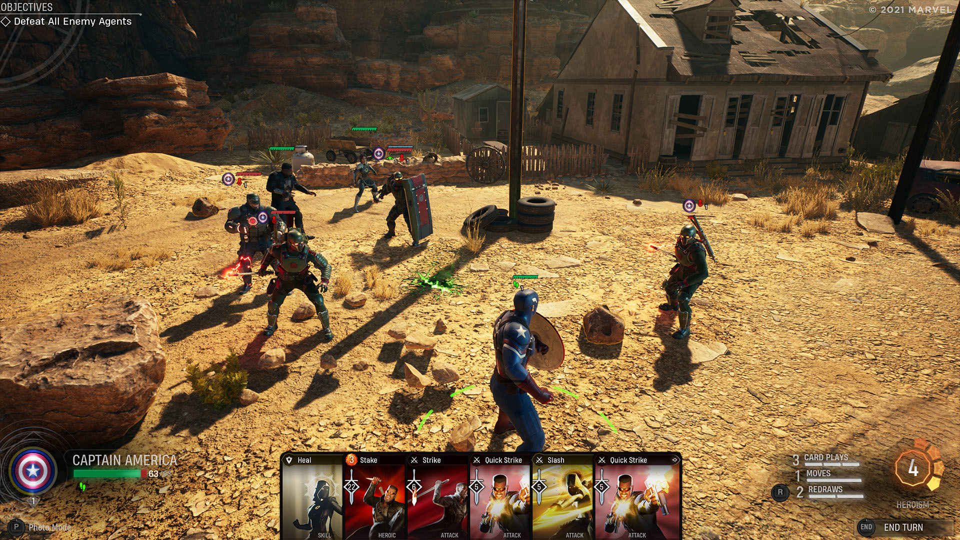 gameplay de Marvel's Midnight Suns