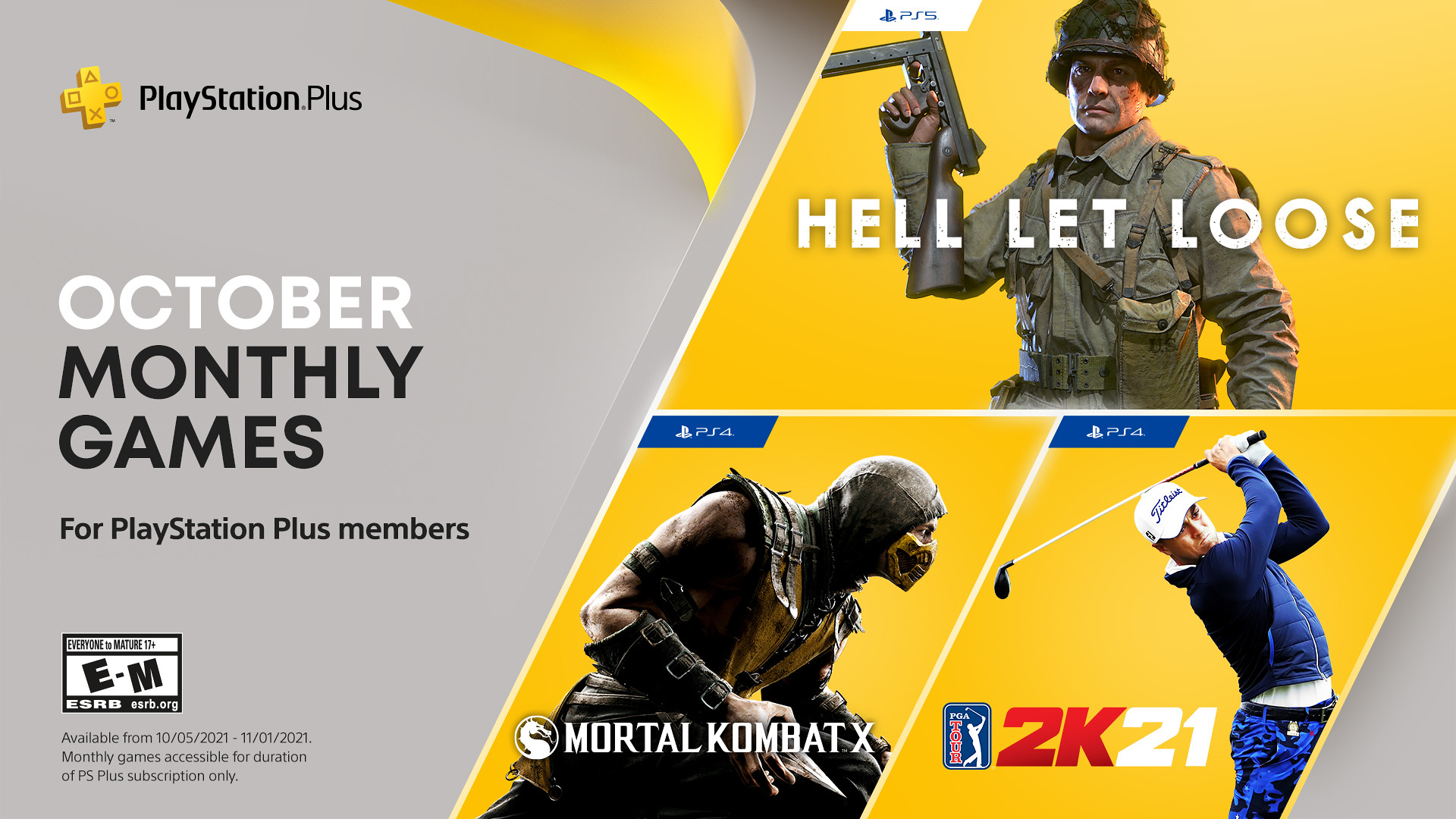 PlayStation Plus Octubre 2021
