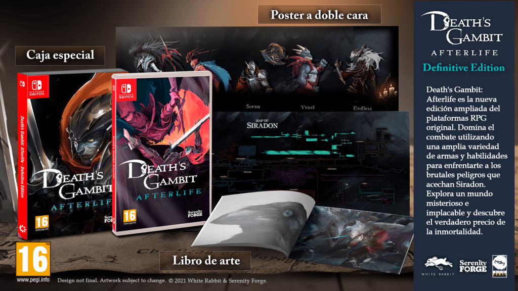 edición especial de Death’s Gambit: Afterlife