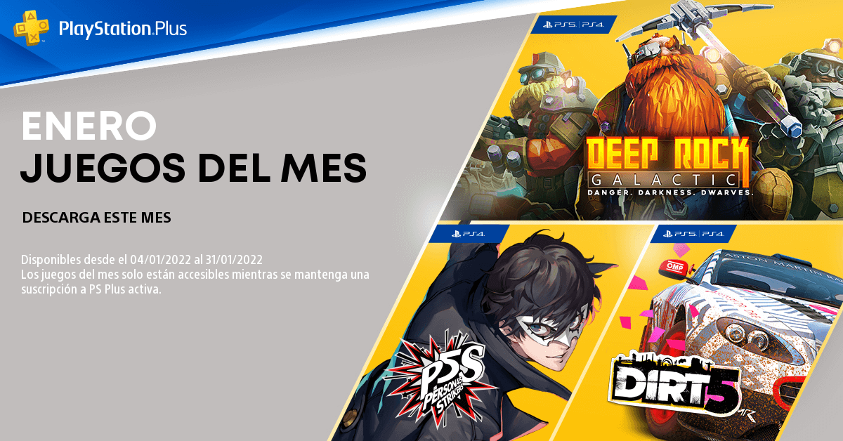 PS Plus Enero 2022