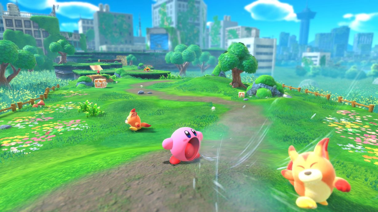 lanzamiento de Kirby y la tierra olvidada