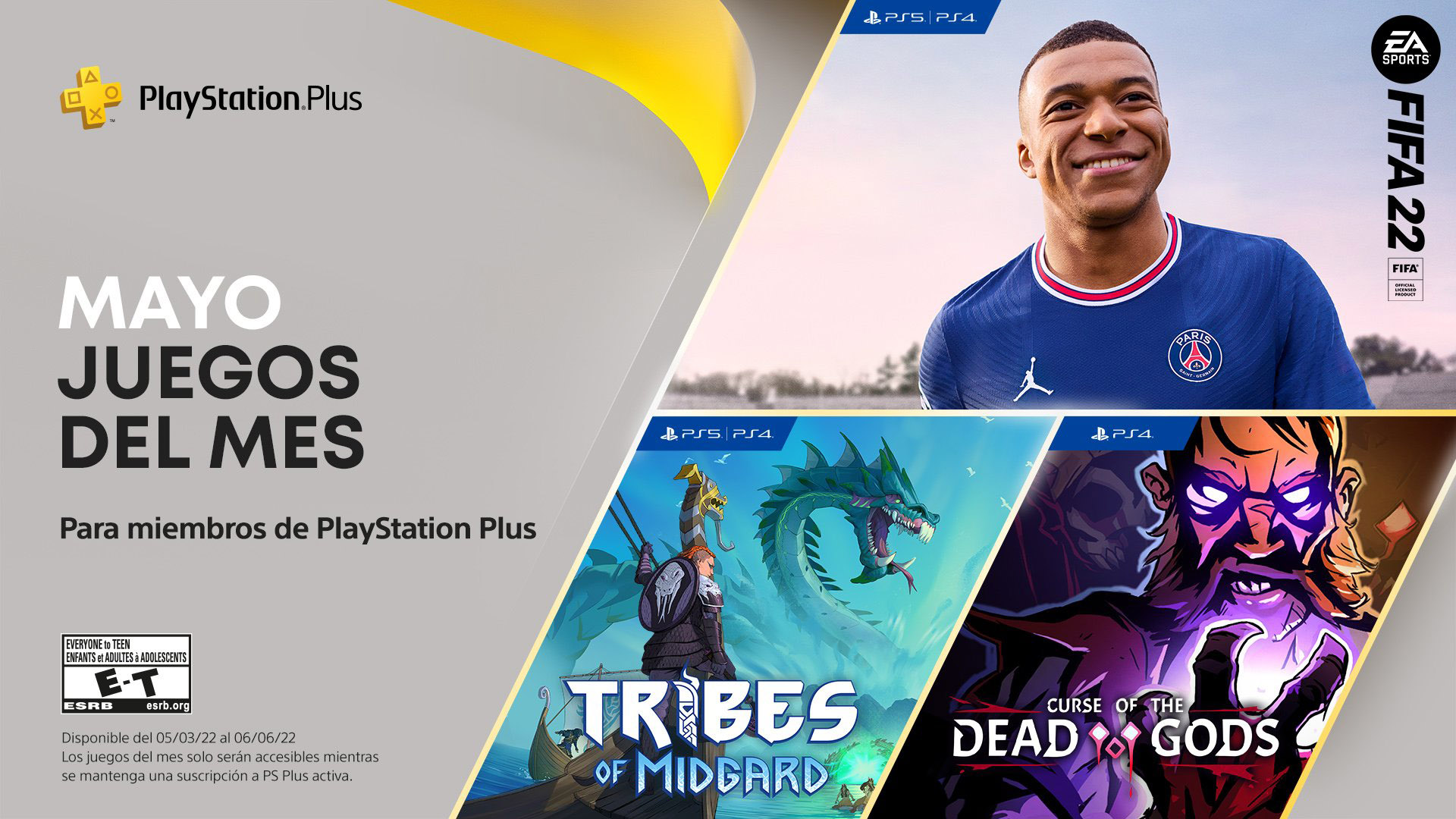 PlayStation Plus de mayo 2022