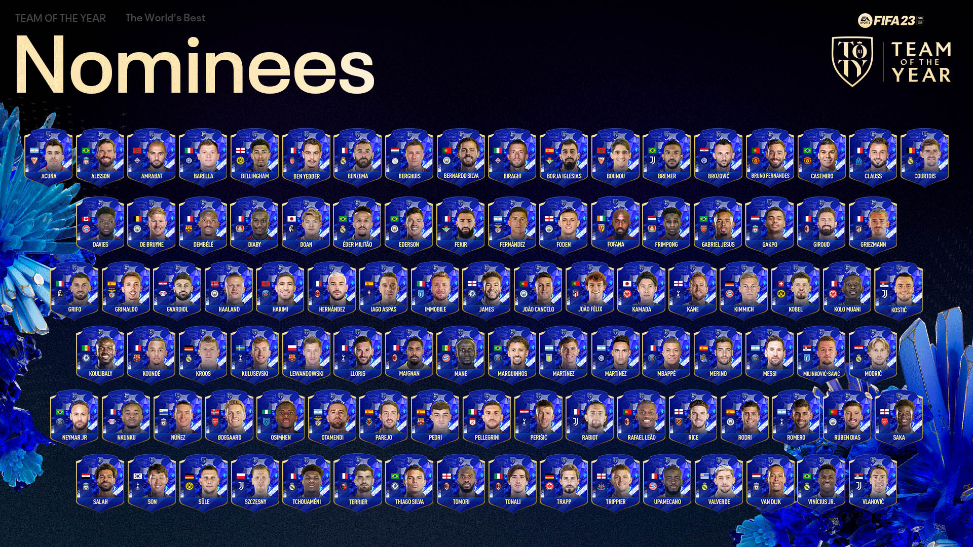 TOTY FIFA 23 Nominados