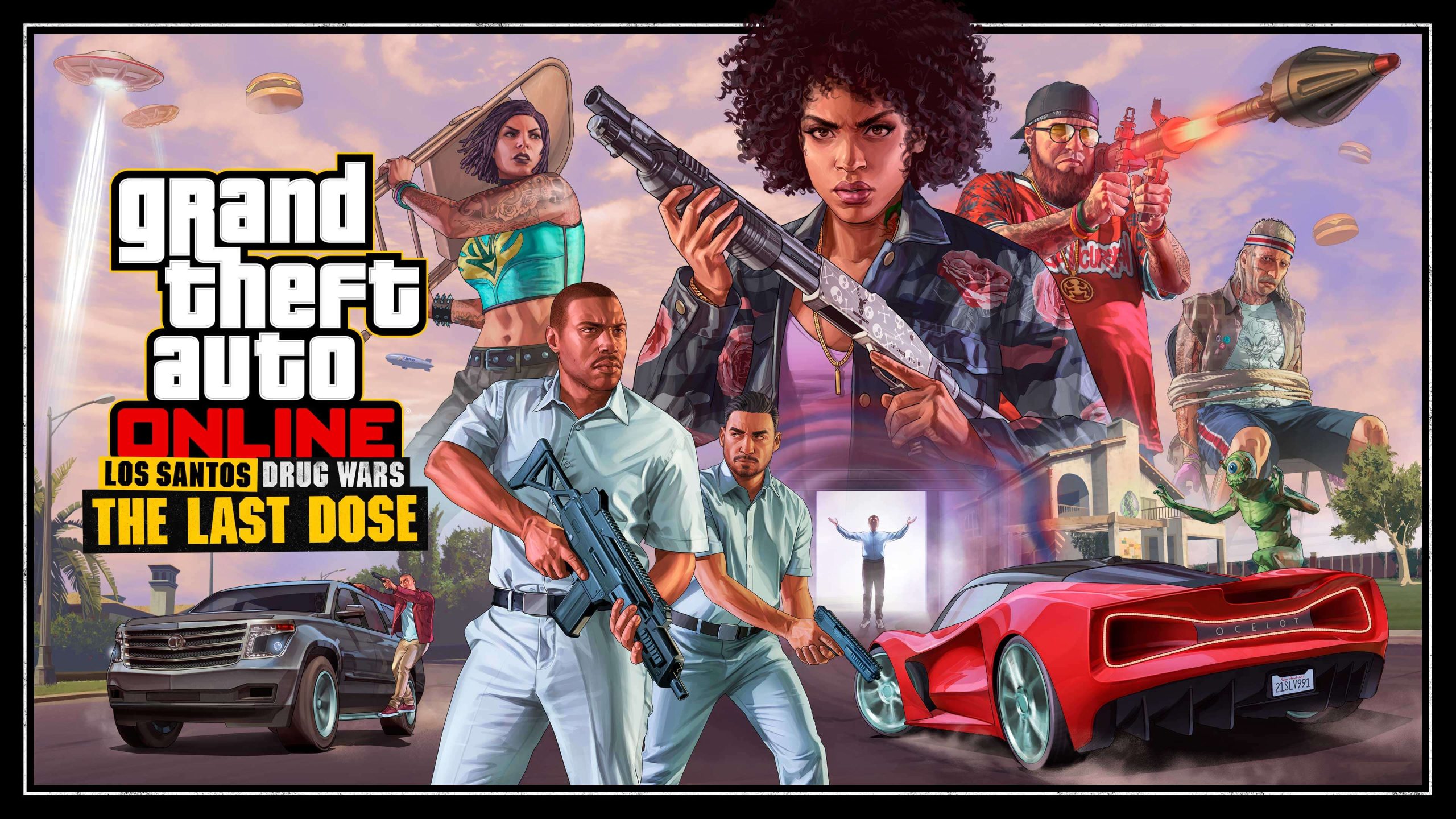 GTA Online Los Santos Drug Wars The Last Dose Key Art scaled