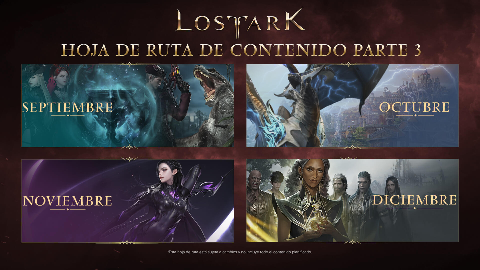 hoja de ruta final de Lost Ark