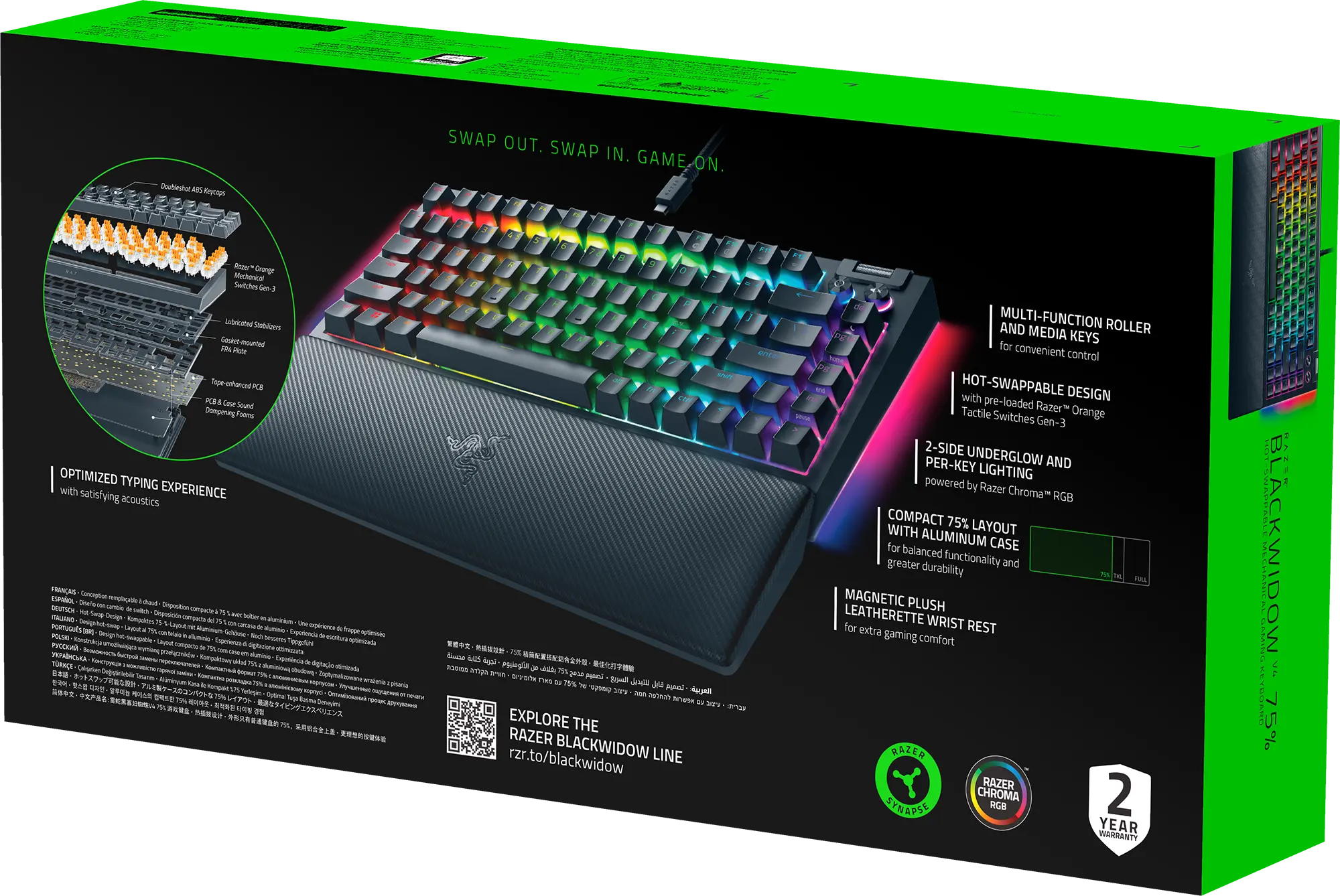 Razer BlackWidow V4 75%