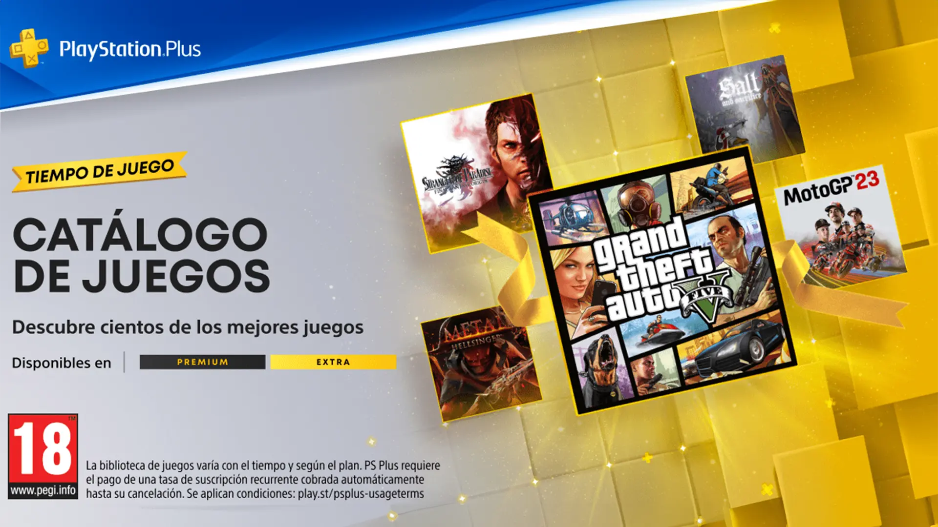 PlayStation Plus Extra y Premium Diciembre 2023