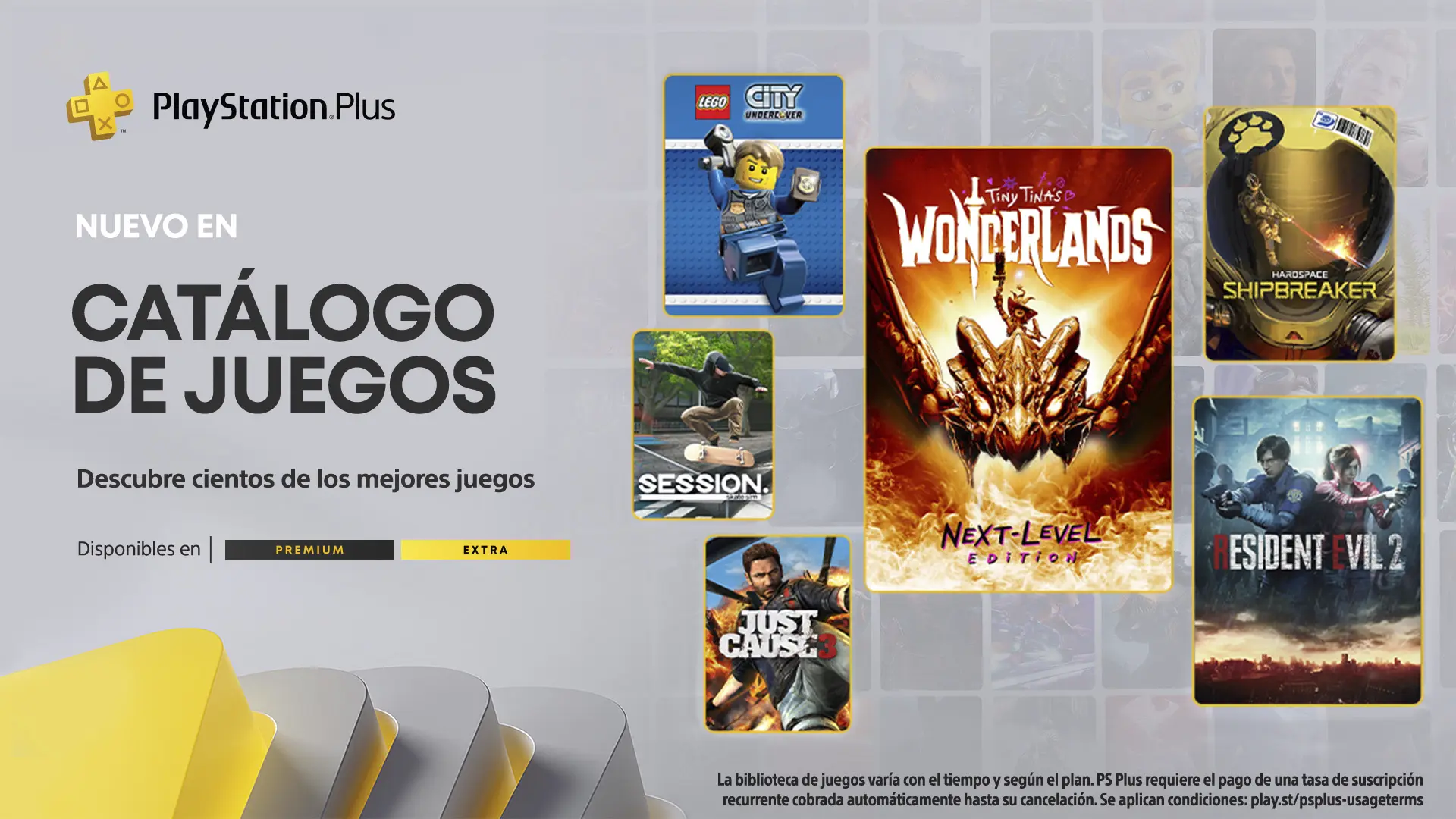 PlayStation Plus Extra y Premium en enero 2024