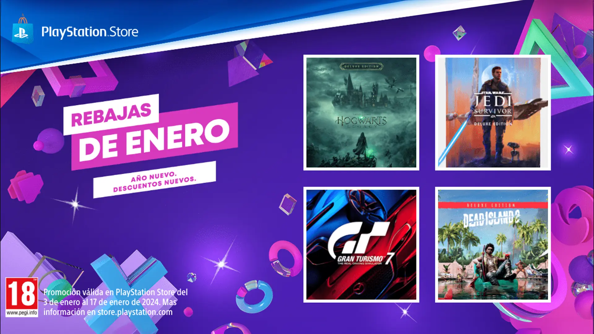 PlayStation Store Rebajas de enero 2024 1