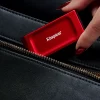 Kingston XS1000 de color rojo - vida de tu SSD