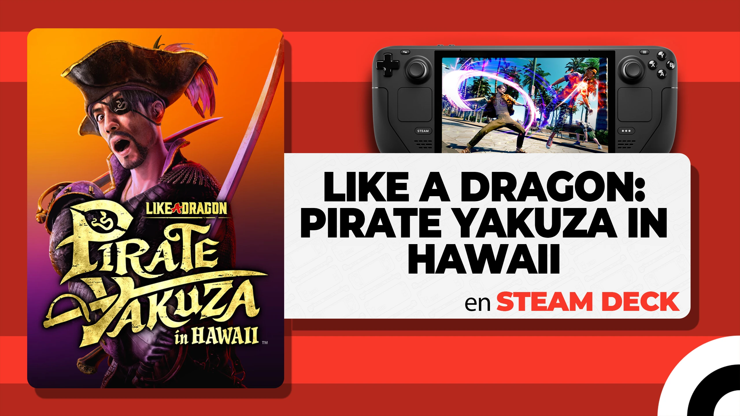 Like a Dragon Pirate Yakuza in Hawaii en Steam Deck