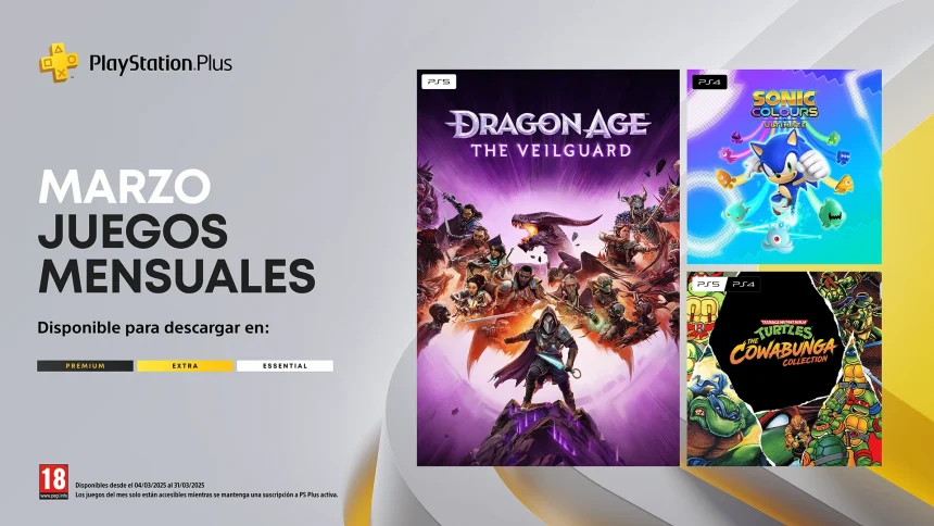 PlayStation Plus de marzo 2025