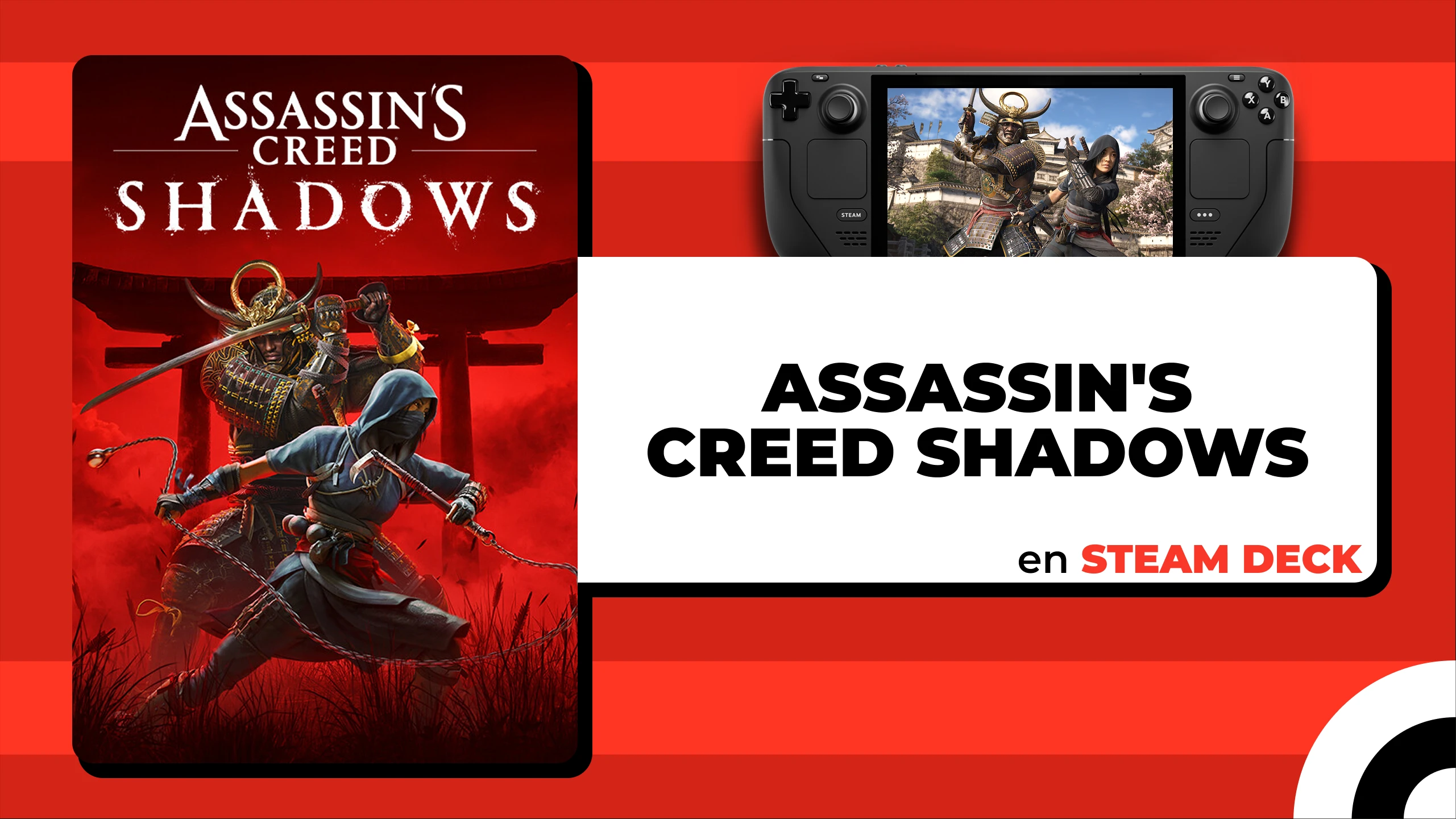 Assassin's Creed Shadows en Steam Deck