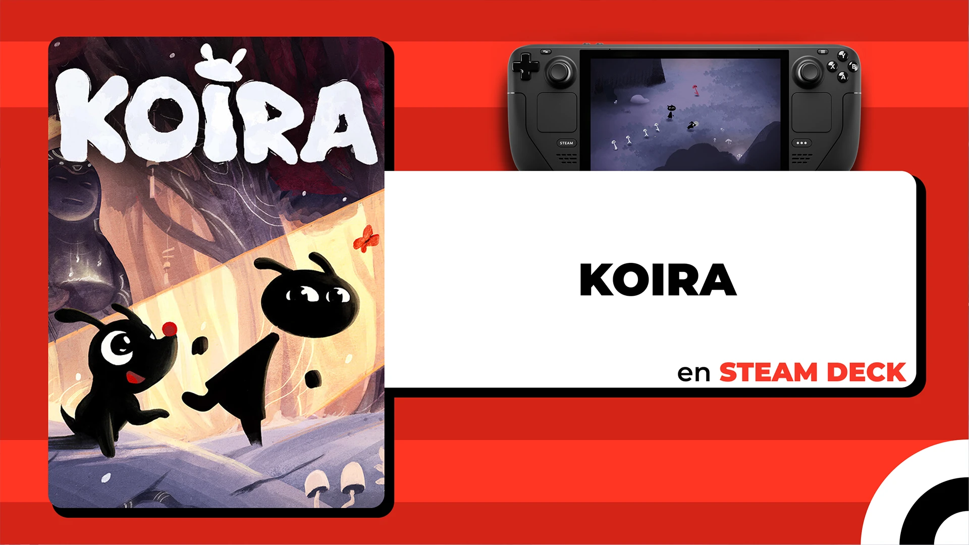 Koira en Steam Deck