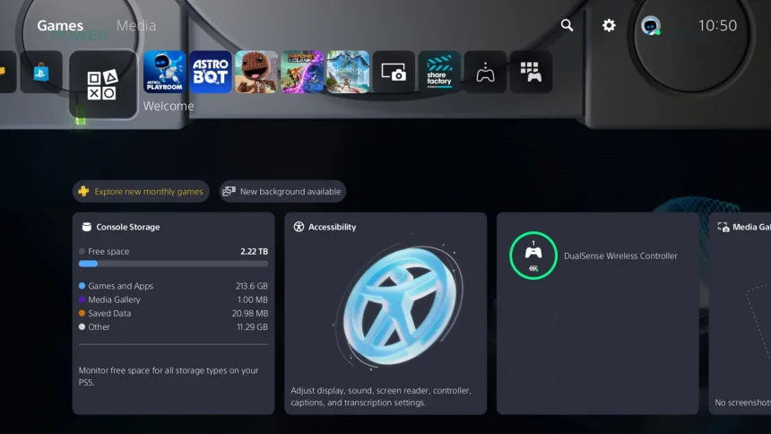temas personalizados en PS5