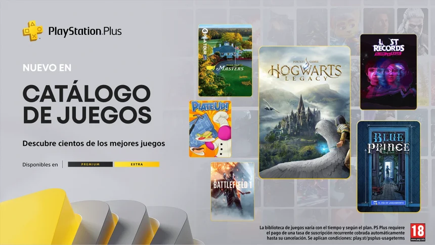 PlayStation Plus Extra y Premium en abril 2025