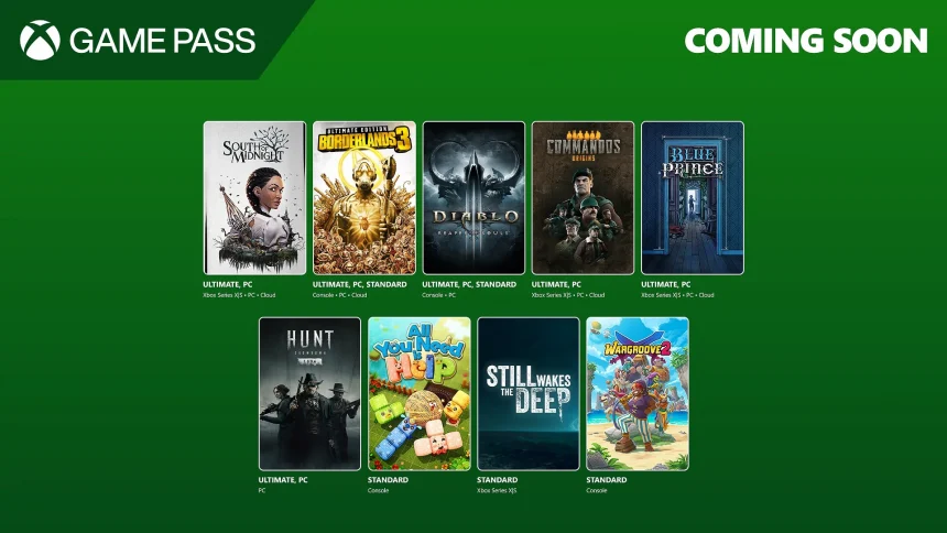 Xbox Game Pass de abril 2025