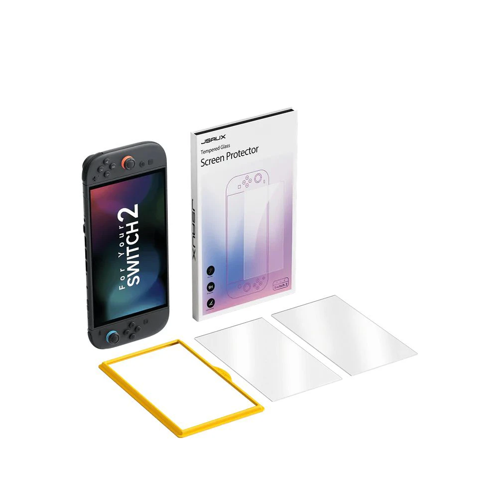 Mejores accesorios para Nintendo Switch 2 con JSAUX 6 Anti-Glare Screen Protector for Switch 2