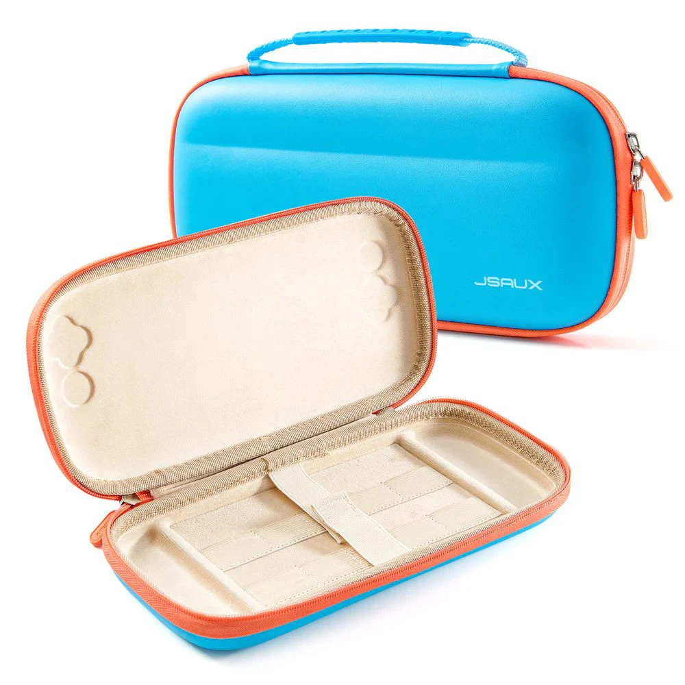 Mejores accesorios para Nintendo Switch 2 con JSAUX 5 Colorful Ultra-thin Carrying Case for Switch 2