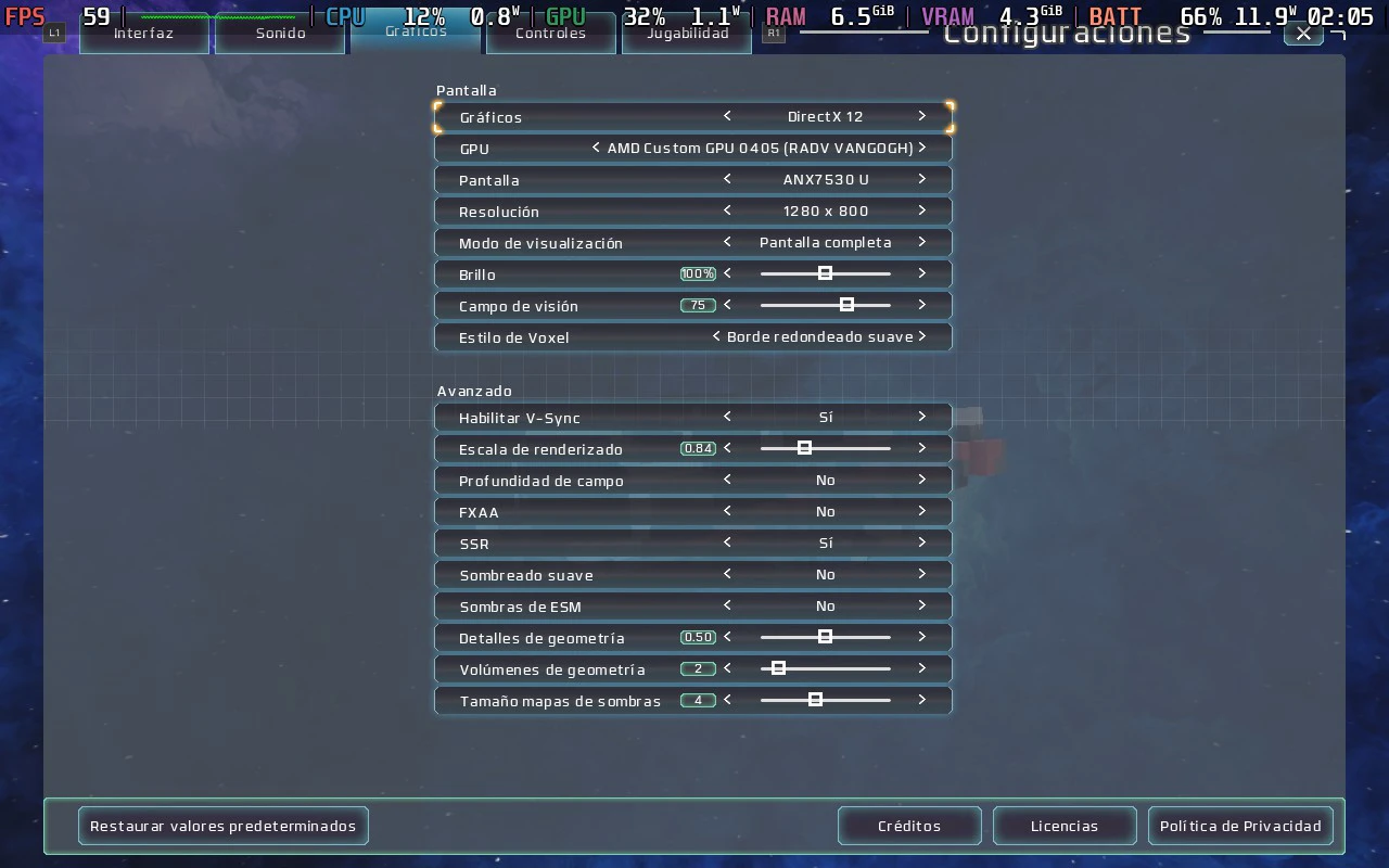 Analizamos el rendimiento de Cubic Odyssey en Steam Deck 7 Cubic Odyssey en Steam Deck