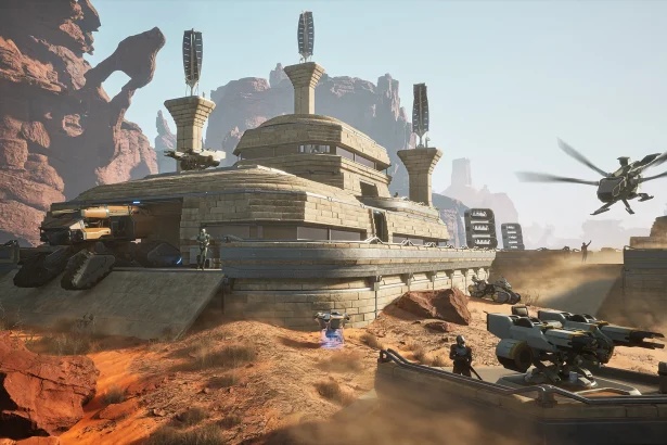 sistema de construcción de Dune: Awakening