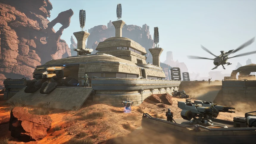 sistema de construcción de Dune: Awakening