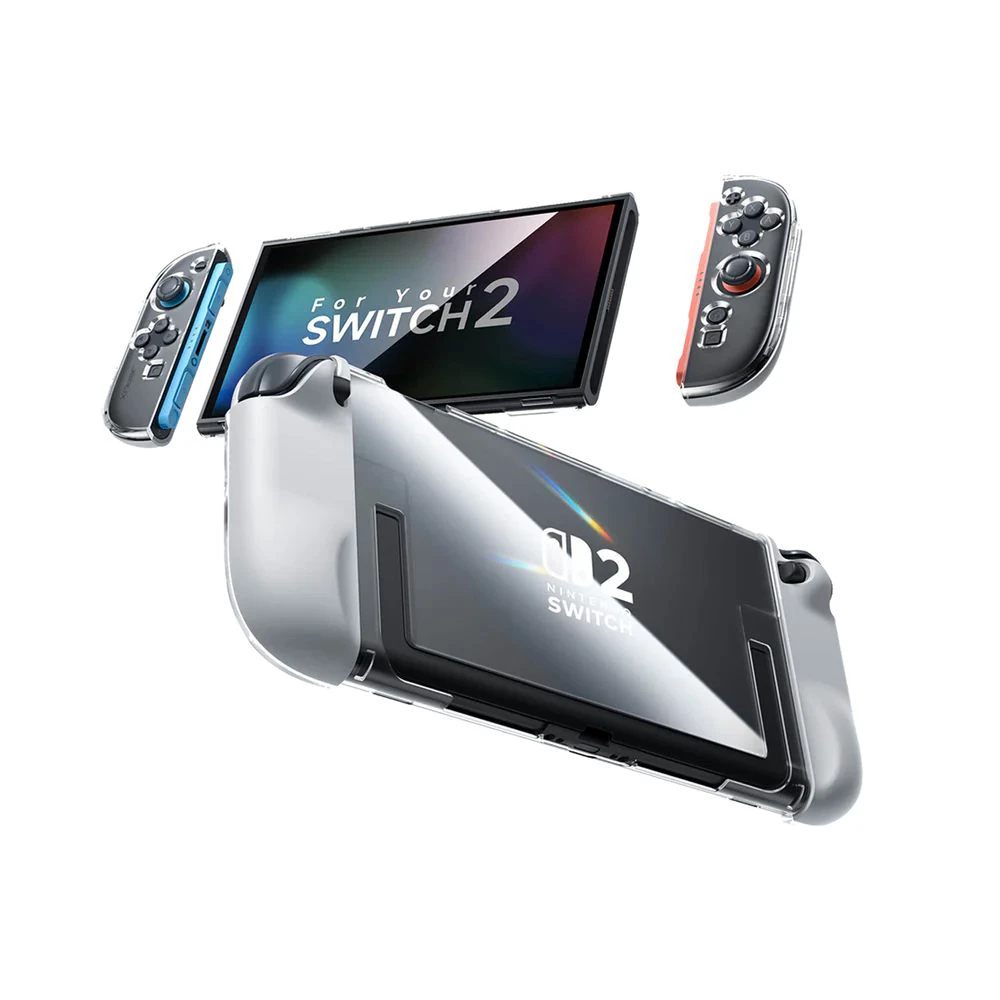 Mejores accesorios para Nintendo Switch 2 con JSAUX 2 Ergonomic Controller Full-Cover Case Set for Switch 2
