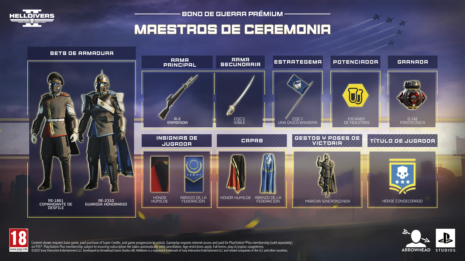 Maestros de Ceremonia es el nuevo bono de guerra de Helldivers 2 2 Helldivers 2 - Maestros de Ceremonia
