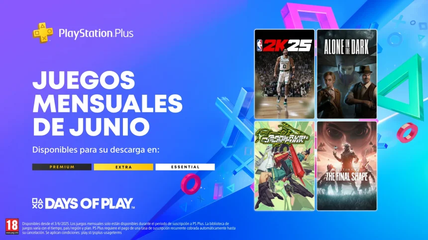 PlayStation Plus de junio 2025