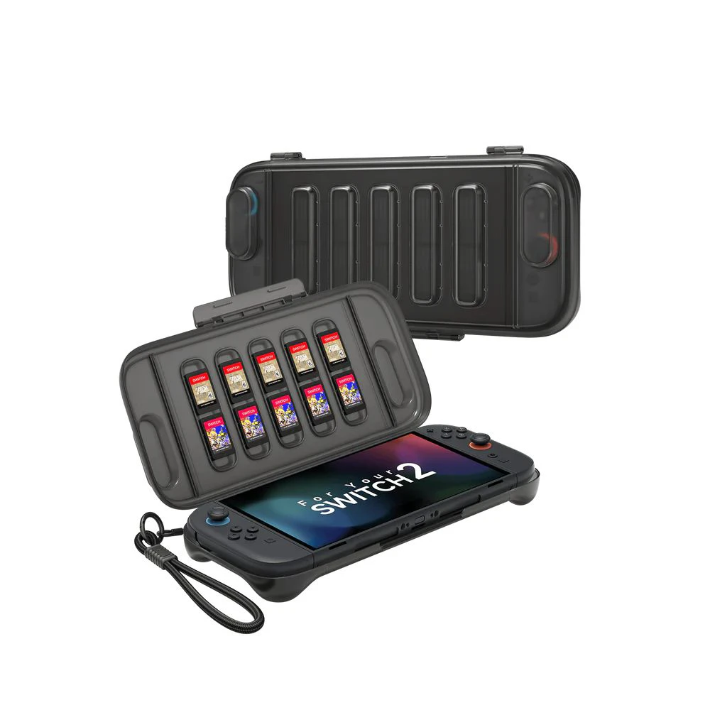Mejores accesorios para Nintendo Switch 2 con JSAUX 4 Shock-Absorbent Storage Case for Switch 2