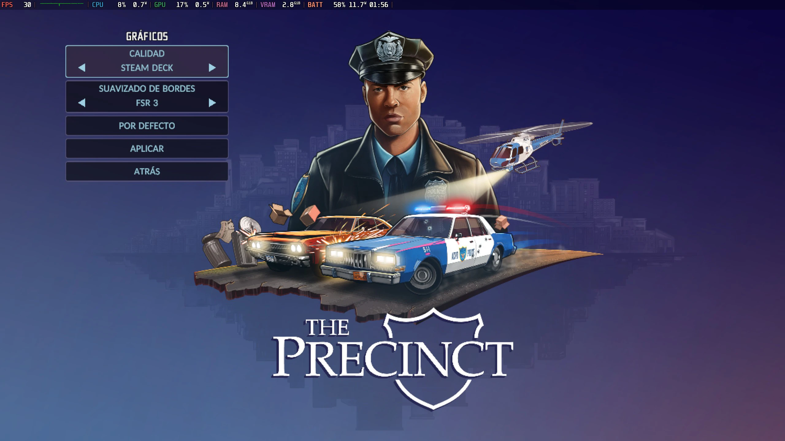 Analizamos el rendimiento de The Precinct en Steam Deck 7 The Precinct en Steam Deck