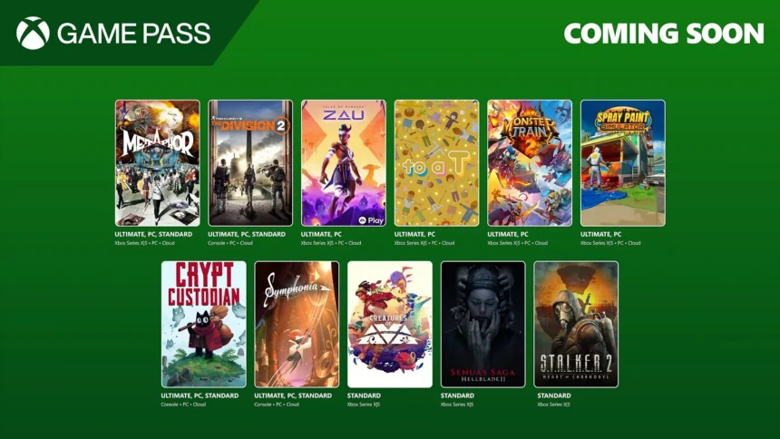 Xbox Game Pass de mayo 2025